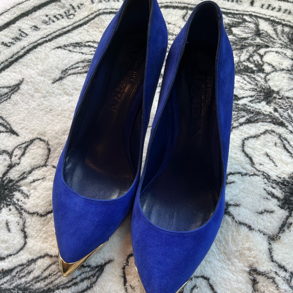 McQueen Suede high heels